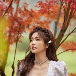 YVMIN X SHUSHUTONG / Double Jeweled Sculpture Bowknot Hair Clip